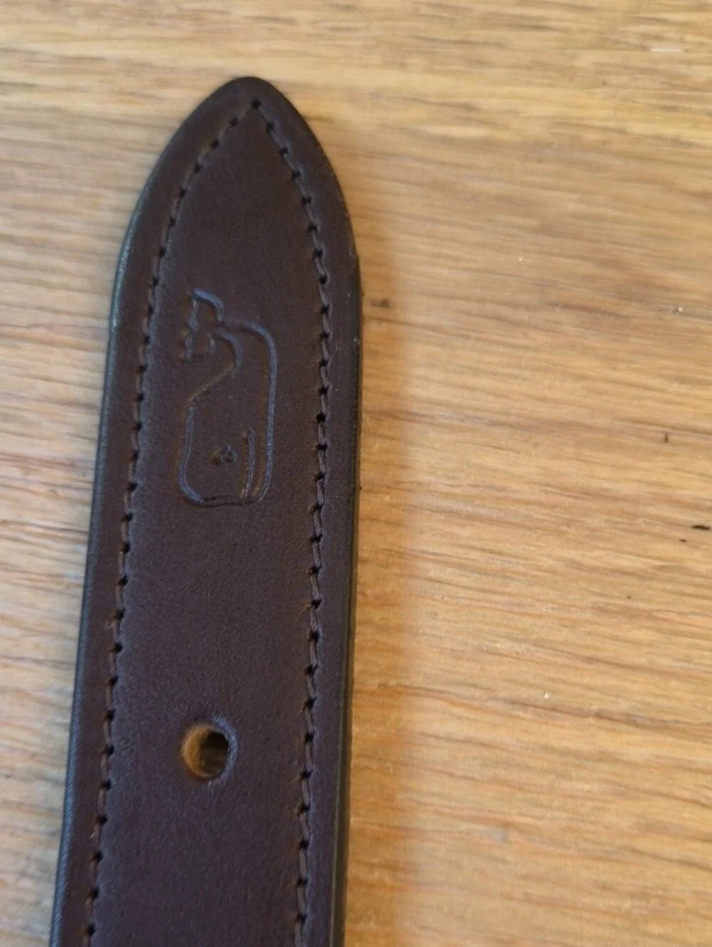 Vineyard Vines Boys Crab Canvas Club Leather Belt - Size 24